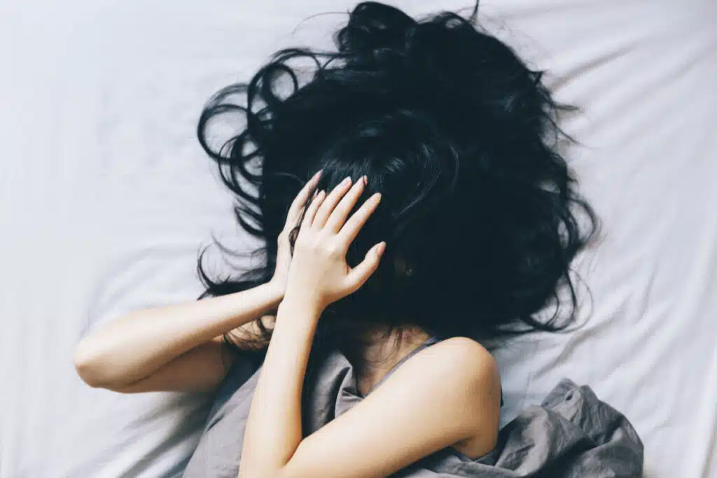 stressed out woman