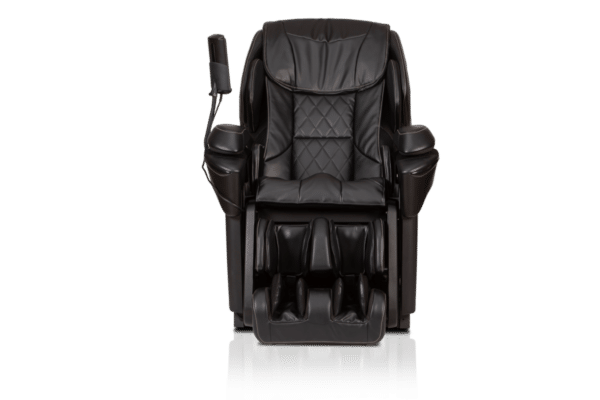 front view of a Panisonic MAj7 Massage chair in black