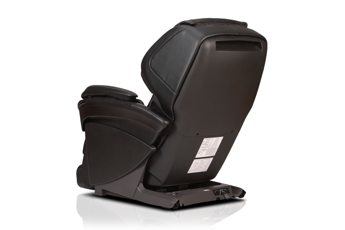Panasonic_MAJ7_Black_Upright_135 Back view of a Panisonic MAj7 Massage chair in black