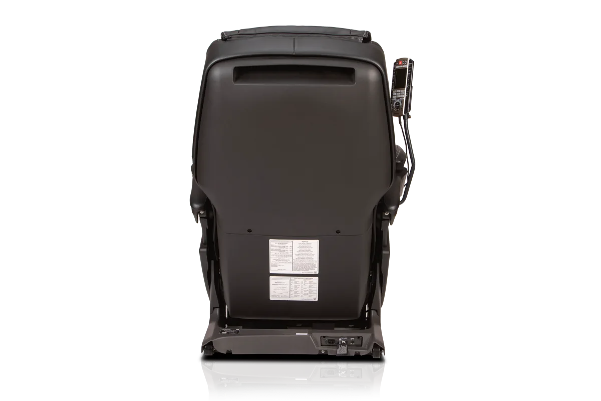 Back view of a Panisonic MAj7 Massage chair in black