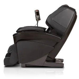 Side view of a Panisonic MAj7 Massage chair in black