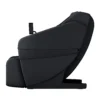 Panasonic MAN2 Black Massage Chair Upright 90 Profile Left Panasonic MAN2 black 5D A.I. massage chair in an upright position, left profile view.