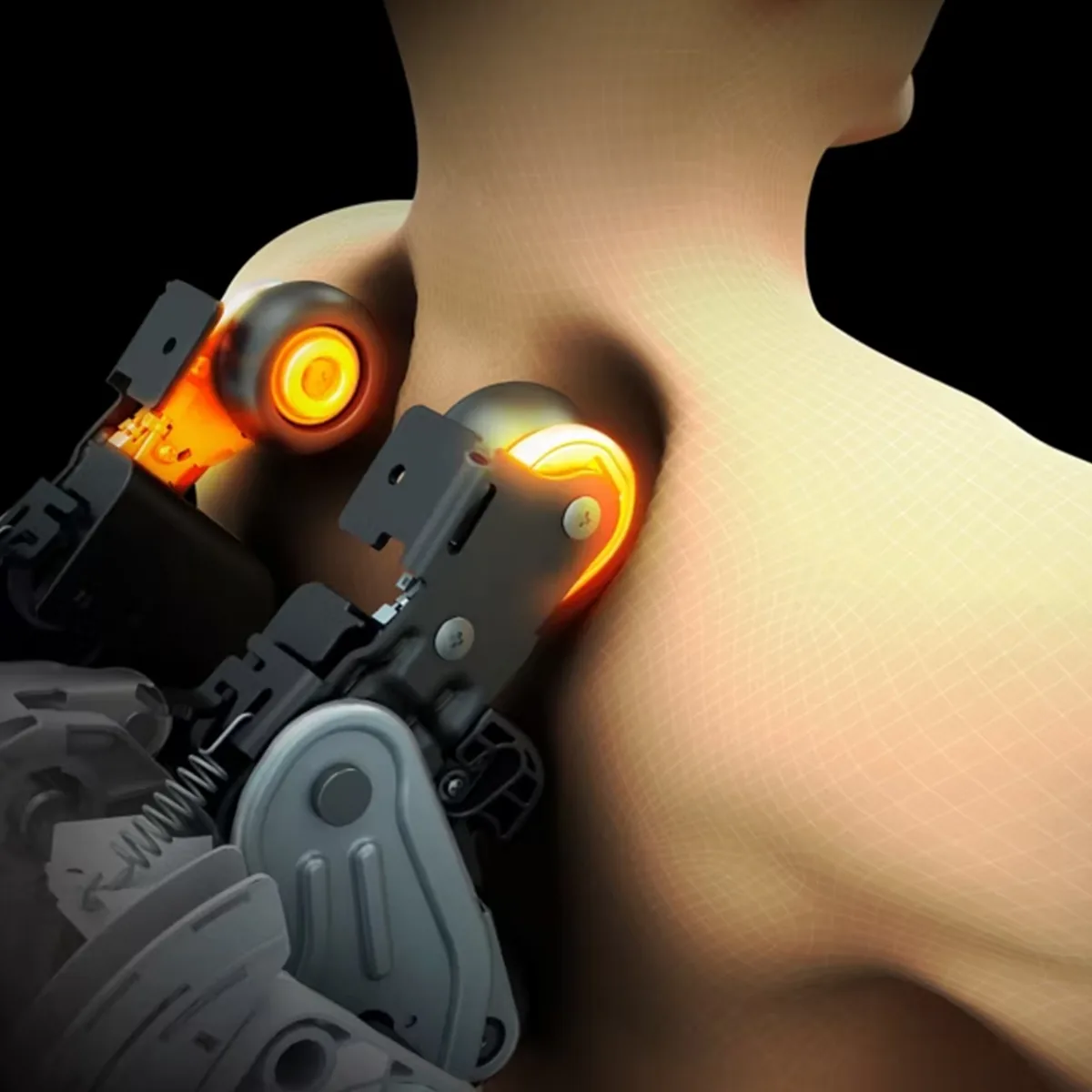 Panasonic MAN2 massage chair feature: Infrared Heated Rollers.